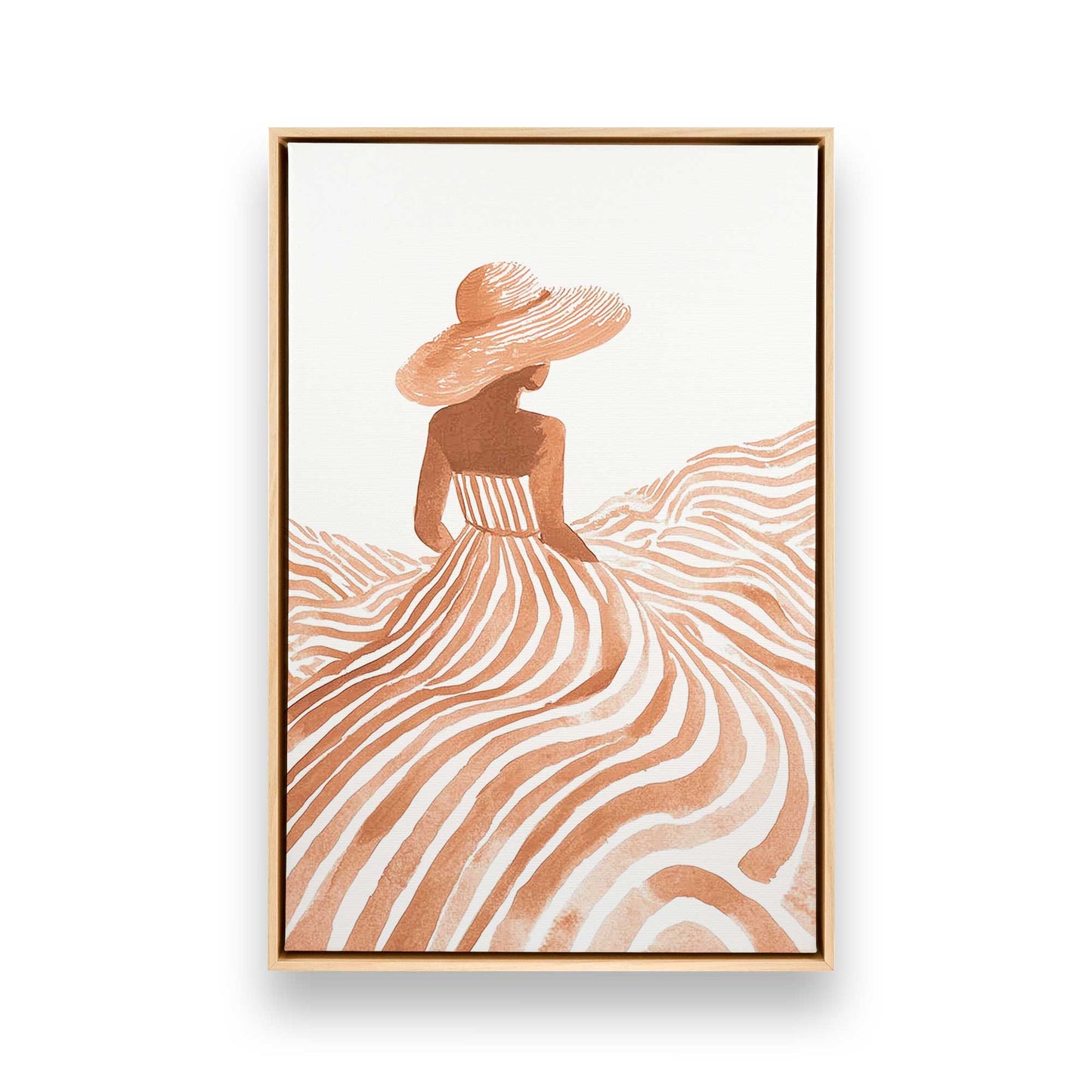 [Color:American Maple], Picture of art in a American Maple frame