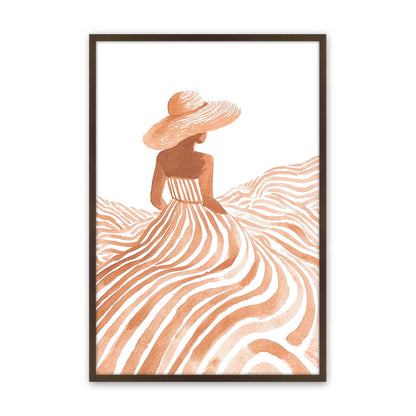 [Color:Belvinder Brown], Picture of art in a Belvinder Brown frame