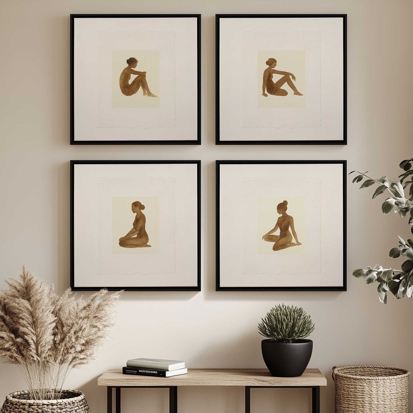 [Color:Walnut], Picture of art in a Walnut frame