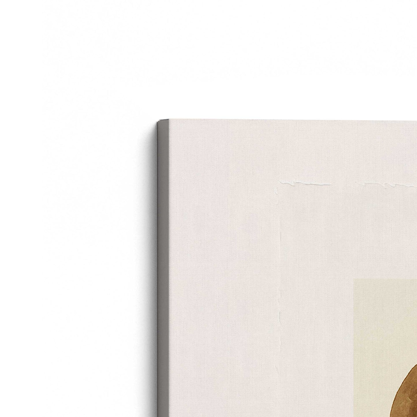 [Color:Stretched Canvas], Picture of art at an angle