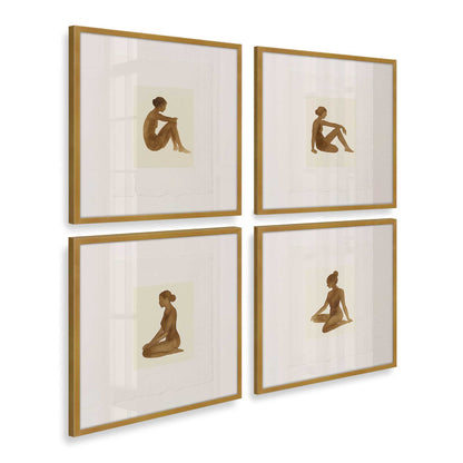 [Color:Polished Gold], Picture of art in a Polished Gold frame of the corner