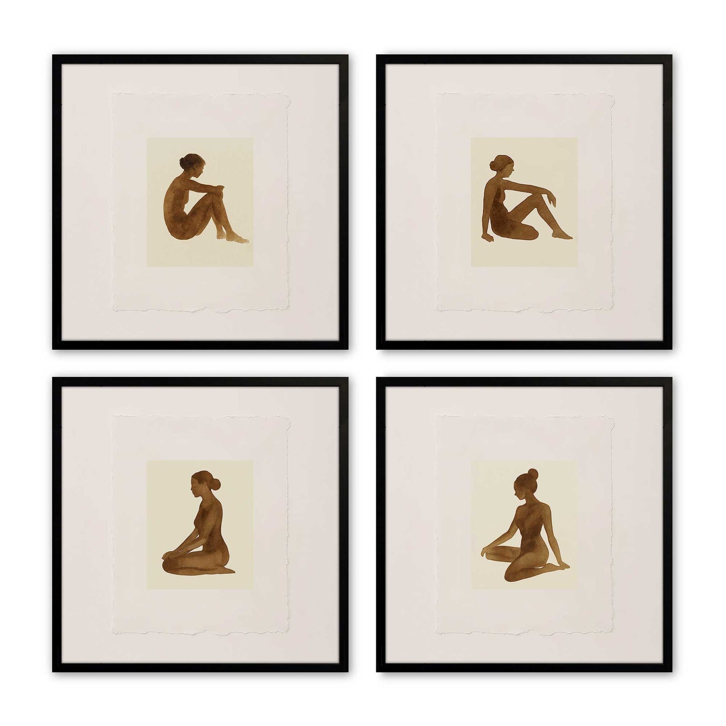 [Color:Satin Black], Picture of art in a Satin Black frame