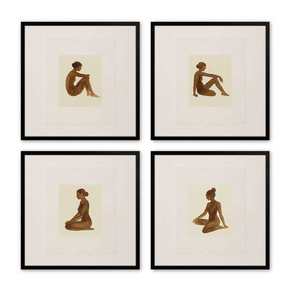 [Color:Satin Black], Picture of art in a Satin Black frame