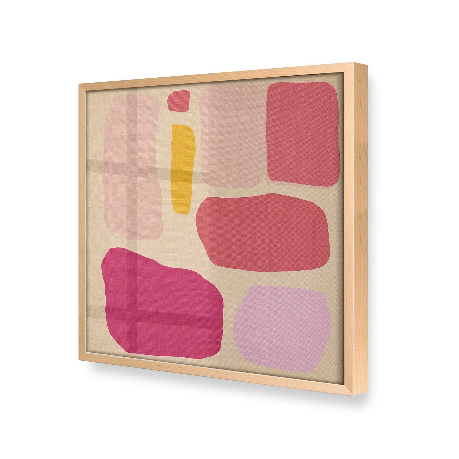[Color:Raw Maple], Picture of art in a Raw Maple frame at an angle