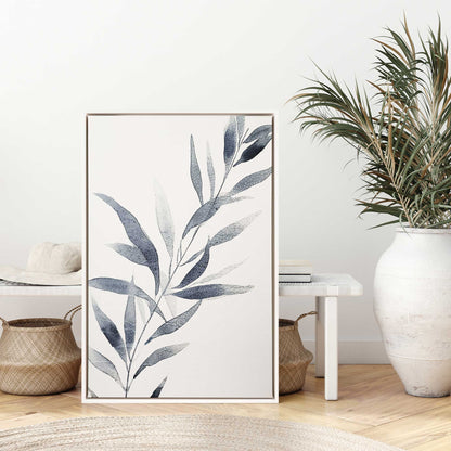 Monochrome Botanica v1 Print on Canvas