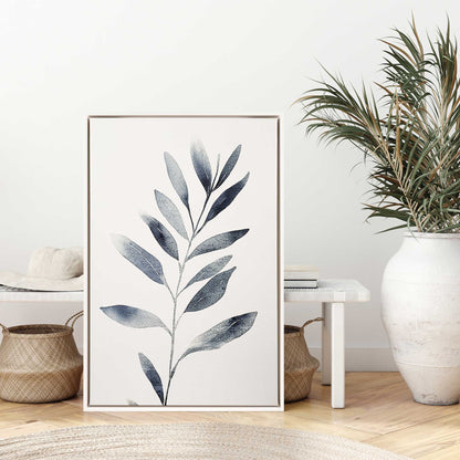 Monochrome Botanica v2 Print on Canvas