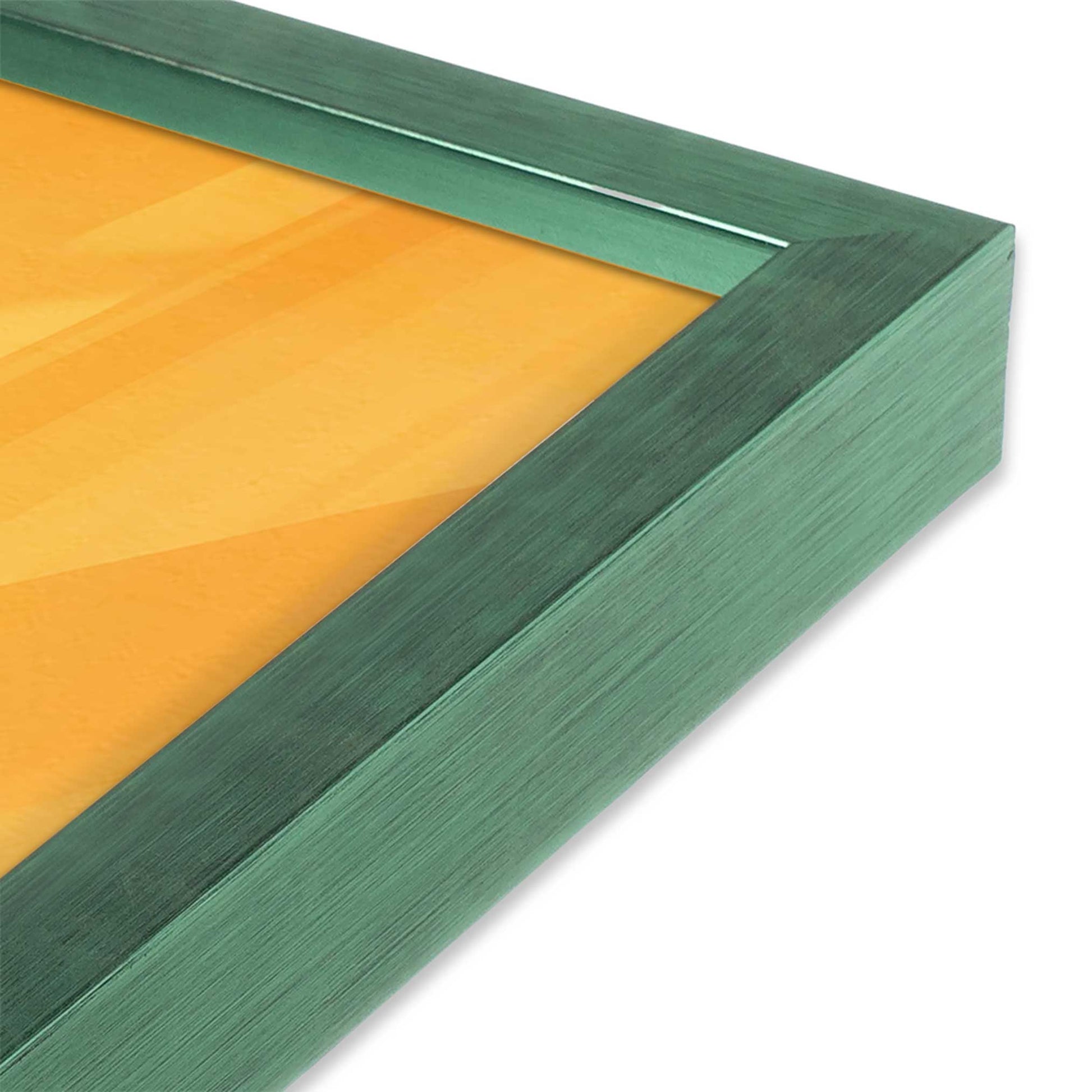 [Color:Lemon Grass], Picture of art in a Lemon Grass frame of the corner
