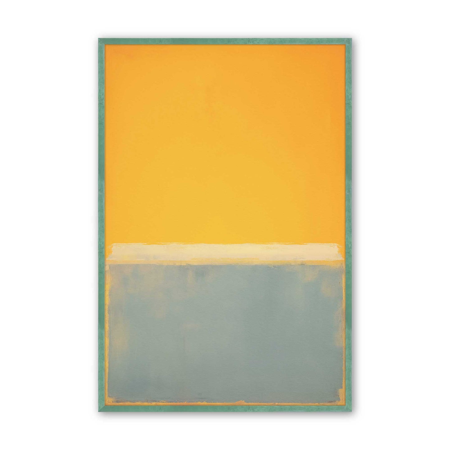 [Color:Lemon Grass], Picture of art in a Lemon Grass frame