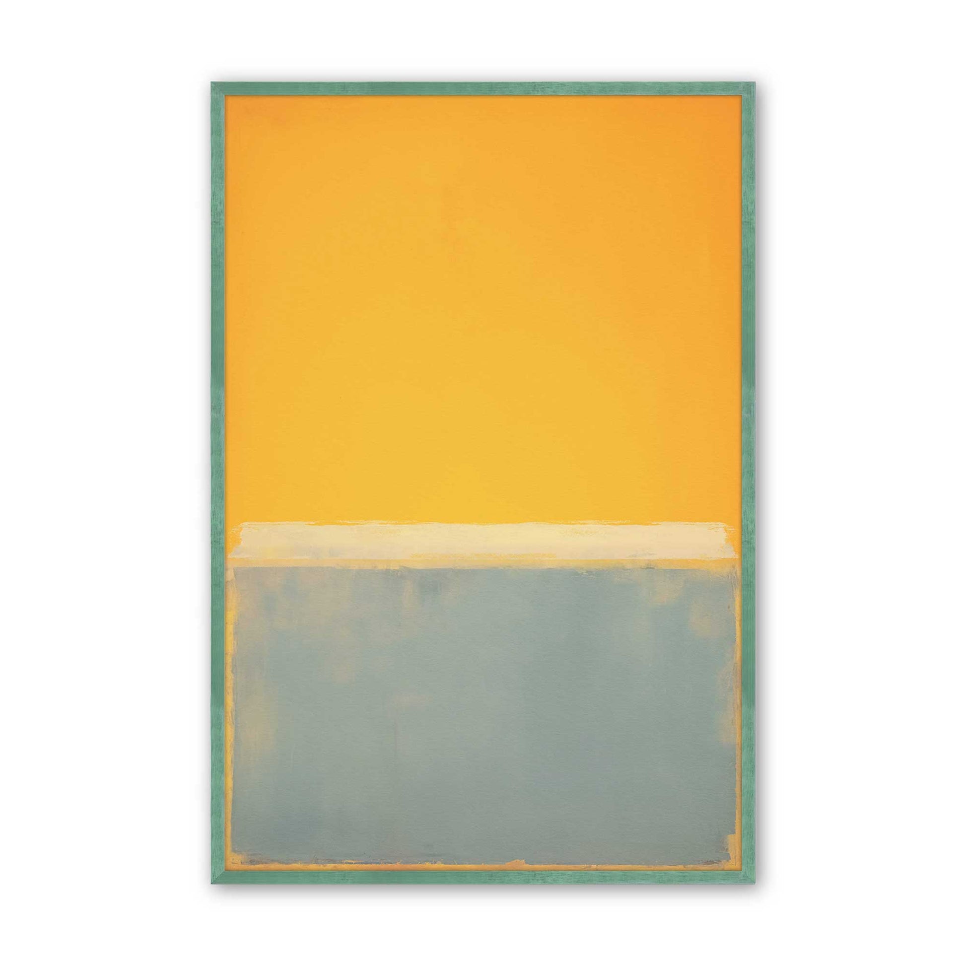 [Color:Lemon Grass], Picture of art in a Lemon Grass frame