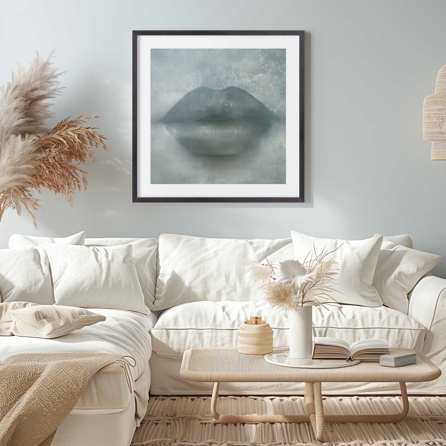 Whispered Kiss Blue Print