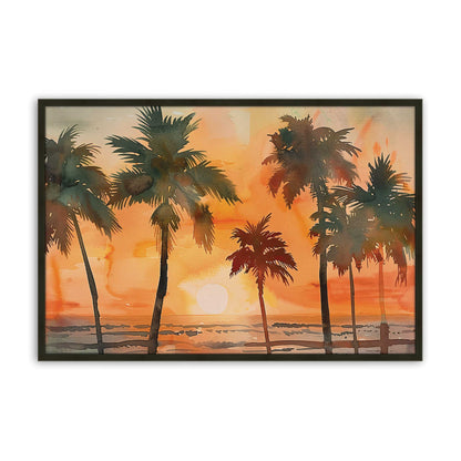 [Color:Satin Black], Picture of art in a Satin Black frame