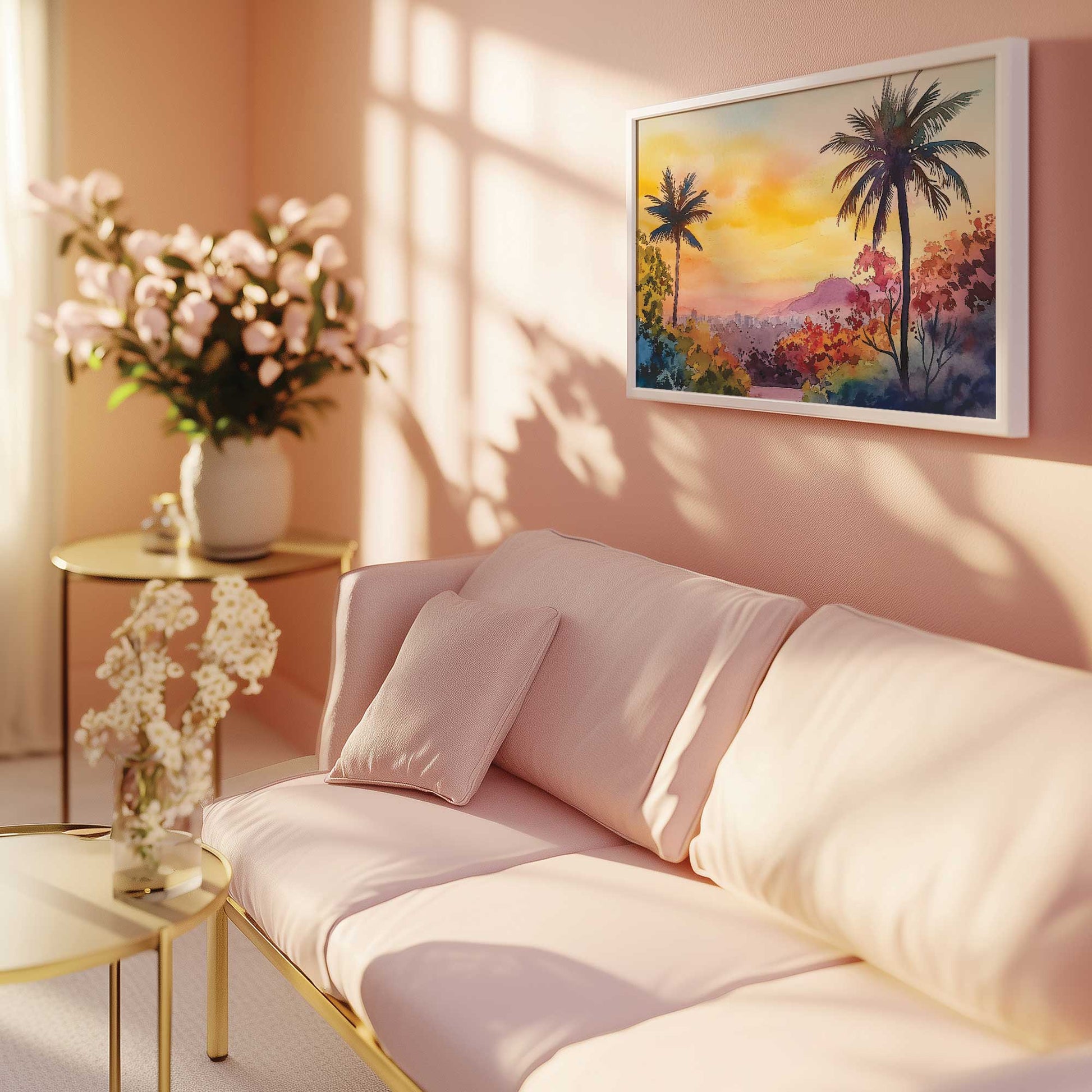 Picture of art in a room