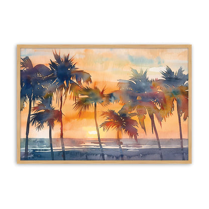 [Color:American Maple], Picture of art in a American Maple frame