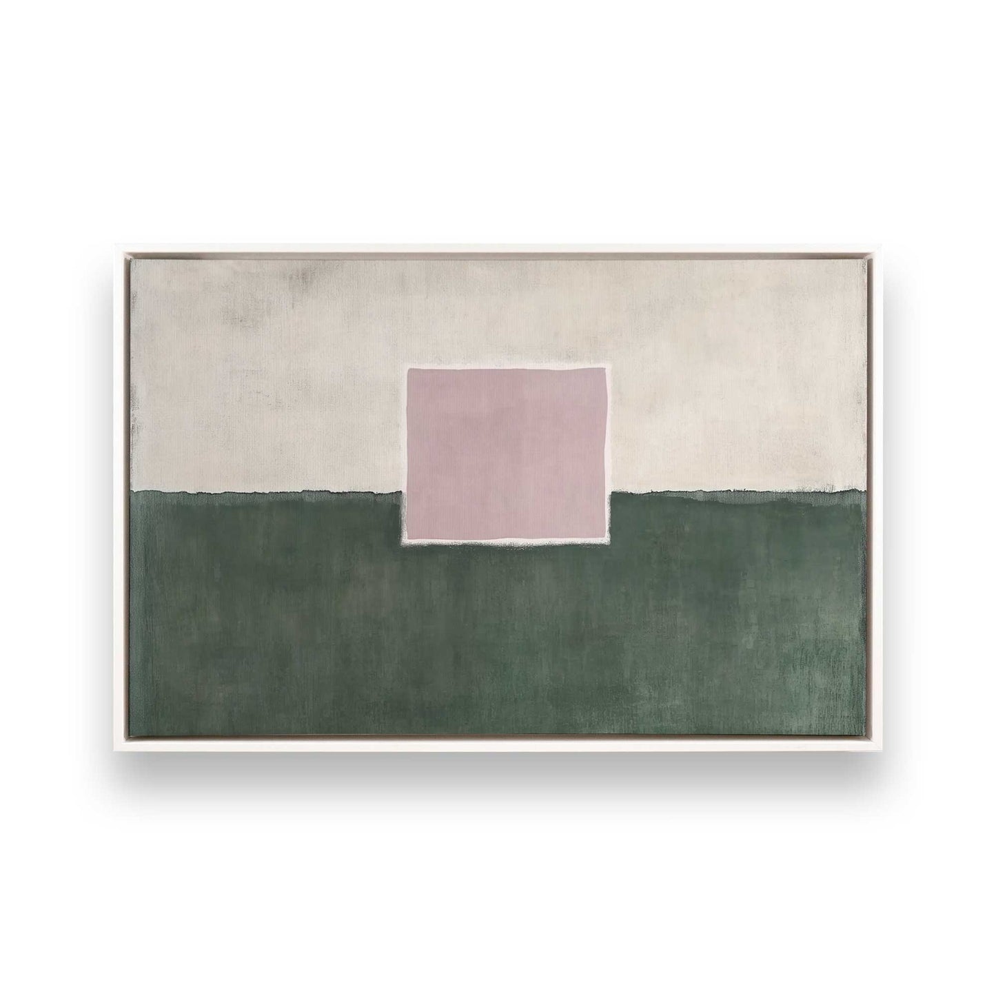 [Color:Opaque White], Picture of art in a White frame