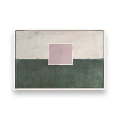 [Color:Opaque White], Picture of art in a White frame