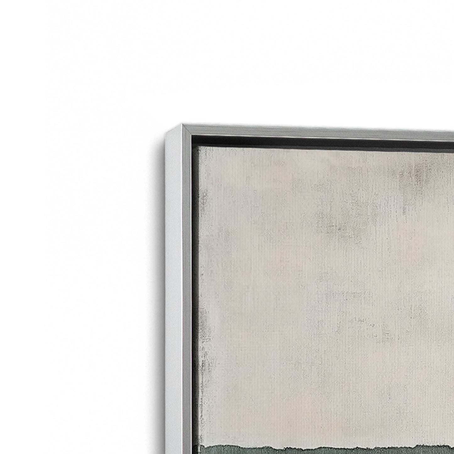 [Color:Polished Chrome], Picture of art in a Polished Chrome frame at an angle