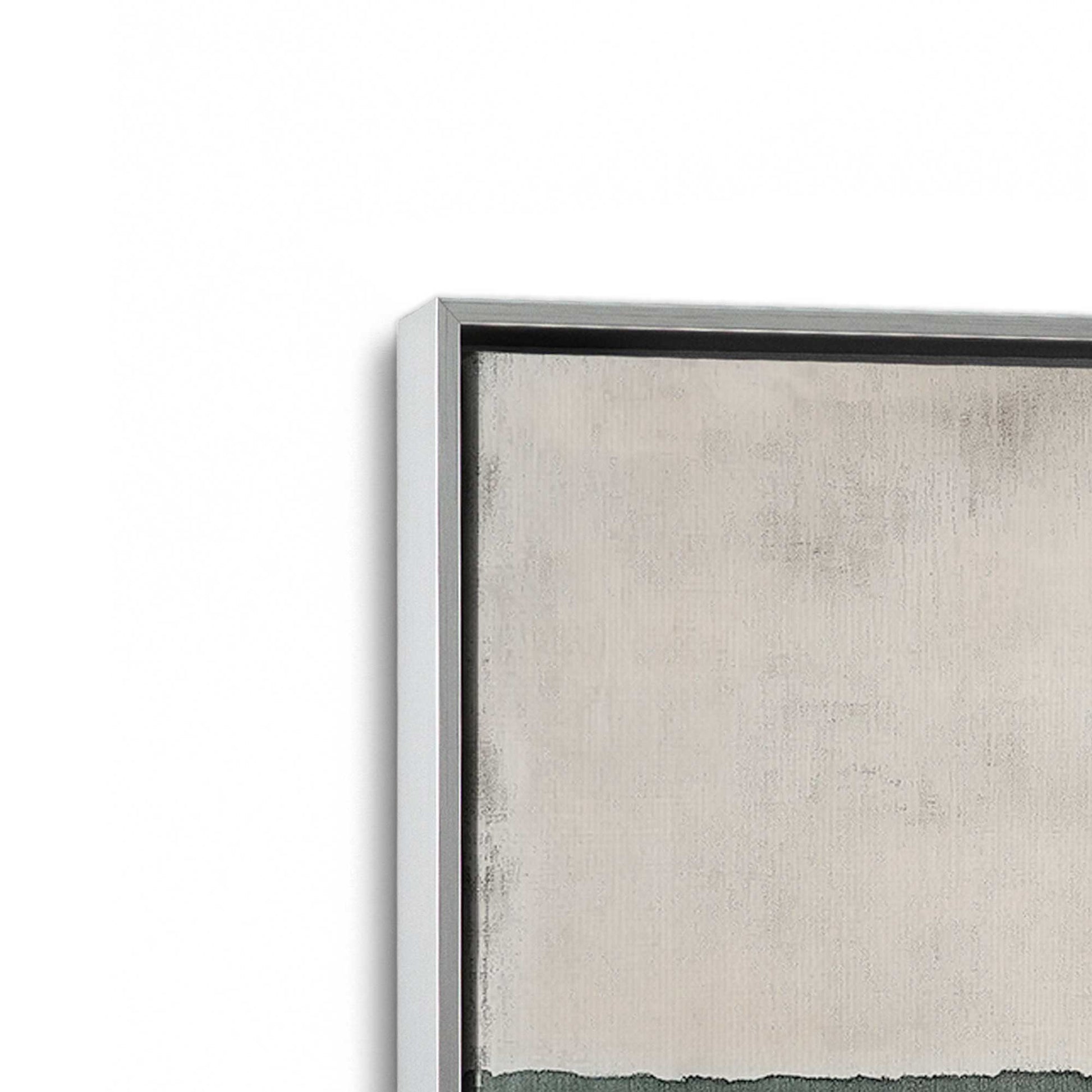 [Color:Polished Chrome], Picture of art in a Polished Chrome frame at an angle