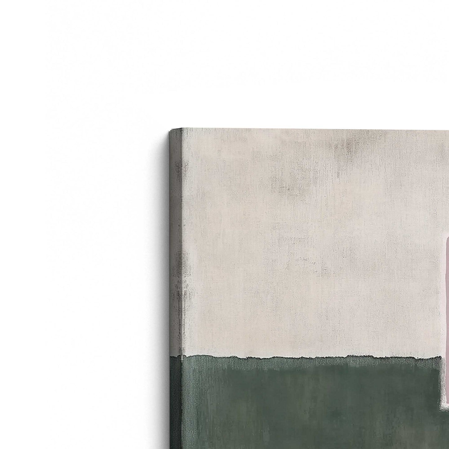 [Color:Stretched Canvas], Picture of the corner of the art