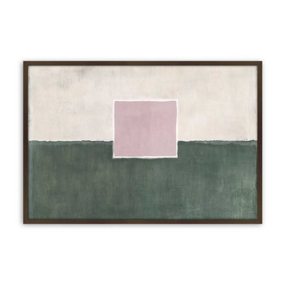 [Color:Brown], Picture of art in a Brown frame