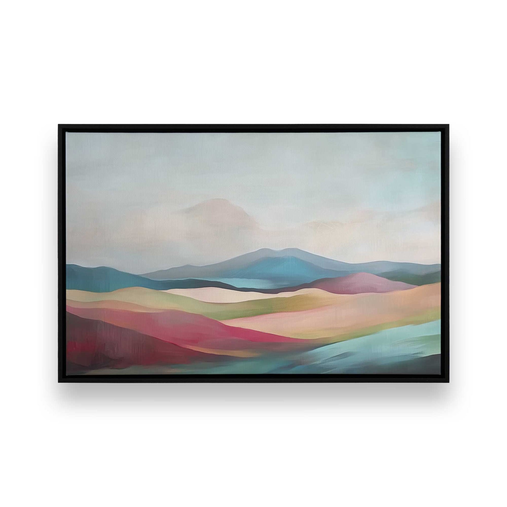 [Color:Satin Black], Picture of art in a Satin Black frame