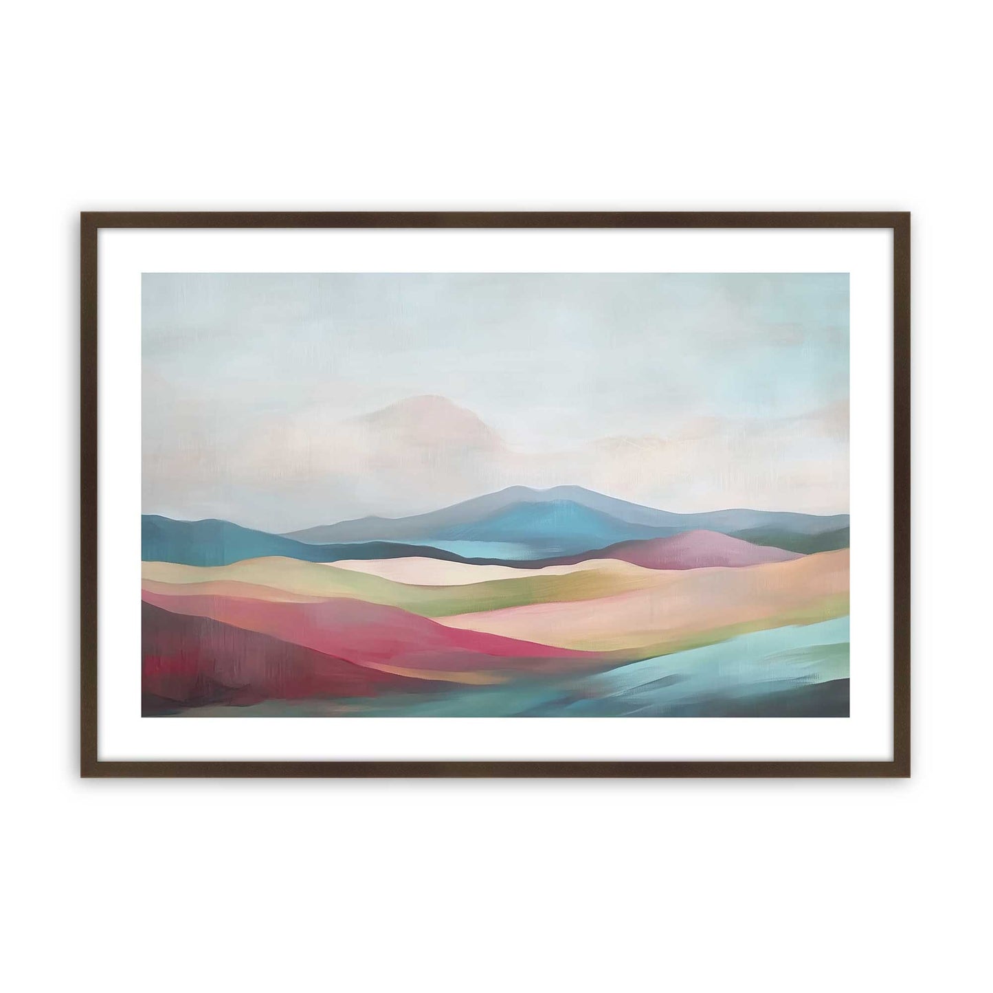 [Color:Belvinder Brown], Picture of art in a Belvinder Brown frame