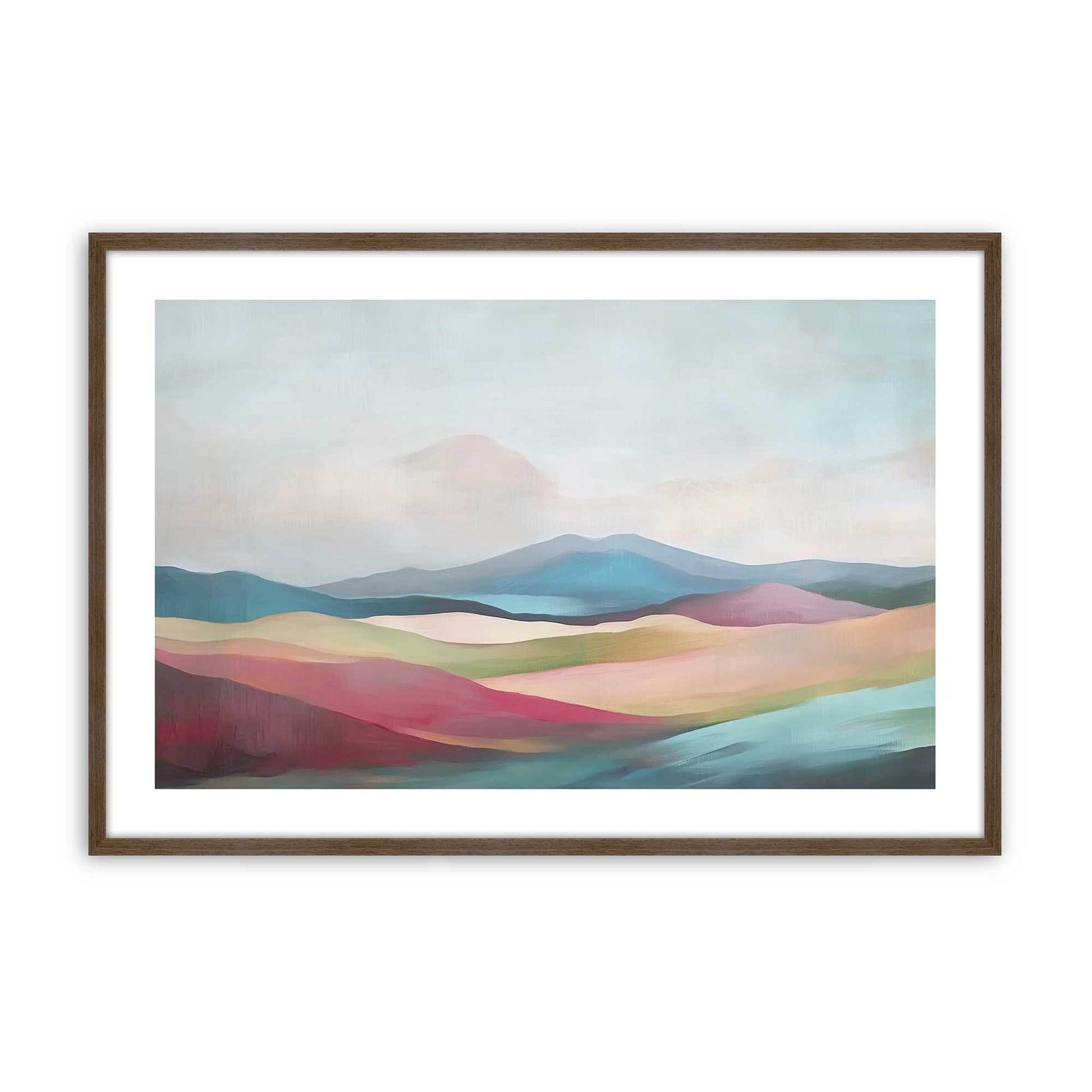 [Color:Walnut], Picture of art in a Walnut frame
