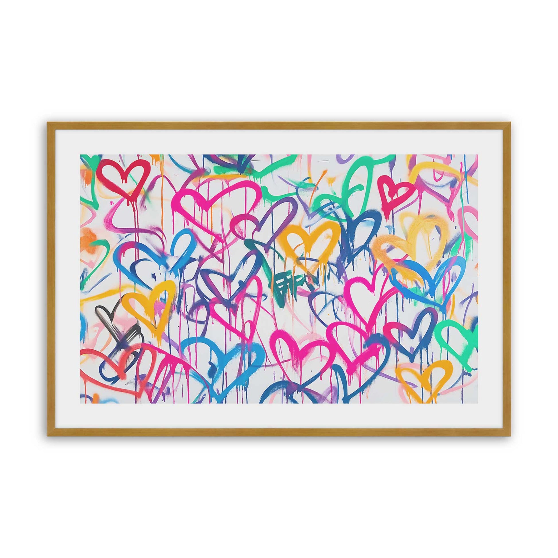 [Color:Polished Gold], Picture of art in a Polished Gold frame