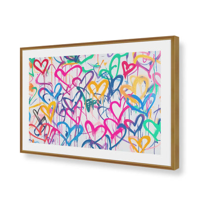 [Color:Polished Gold], Picture of art in a Polished Gold frame of the corner