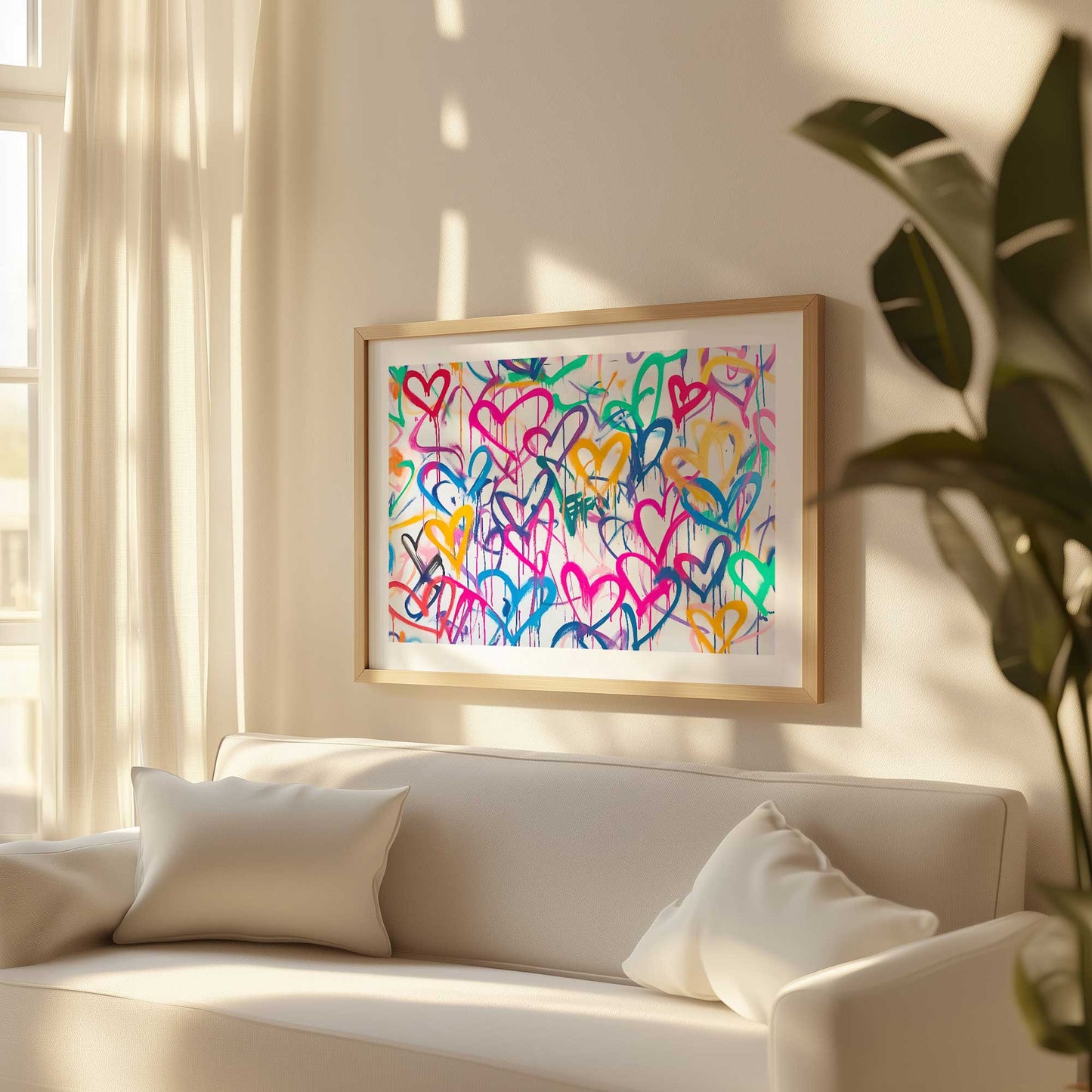 Picture of art in a room