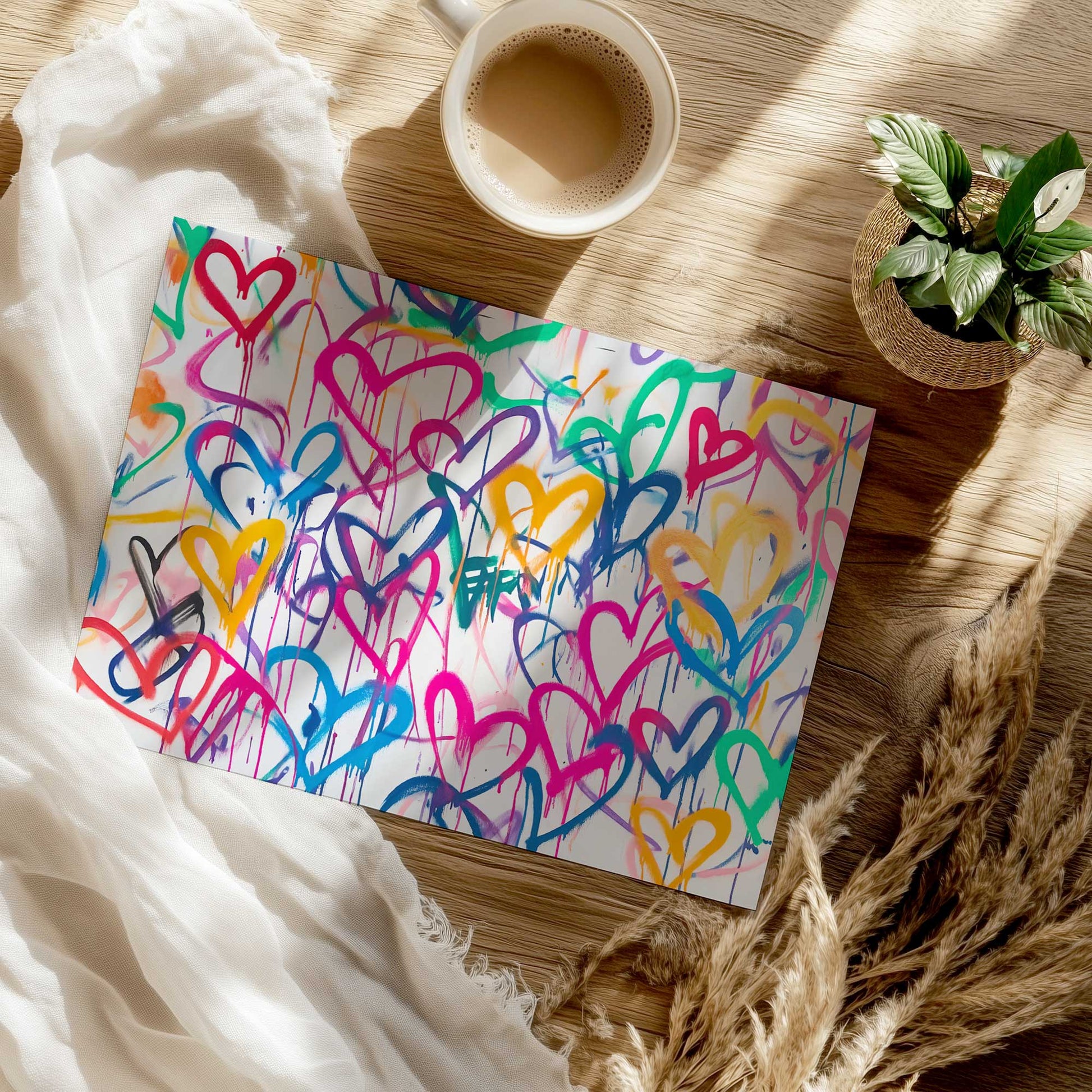 [Color:Rolled Print], Picture of close up of art