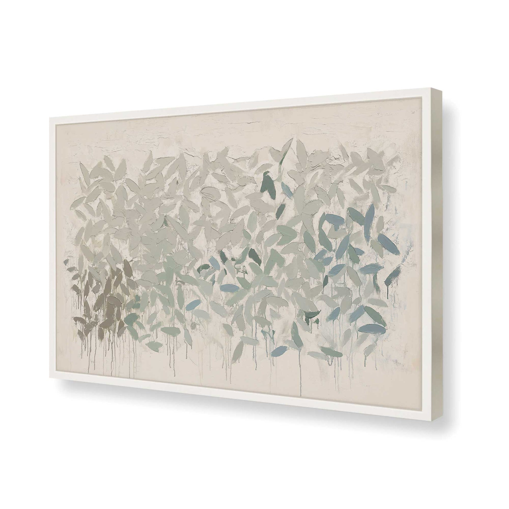 [Color:Opaque White], Picture of art in a Opaque White frame of the corner