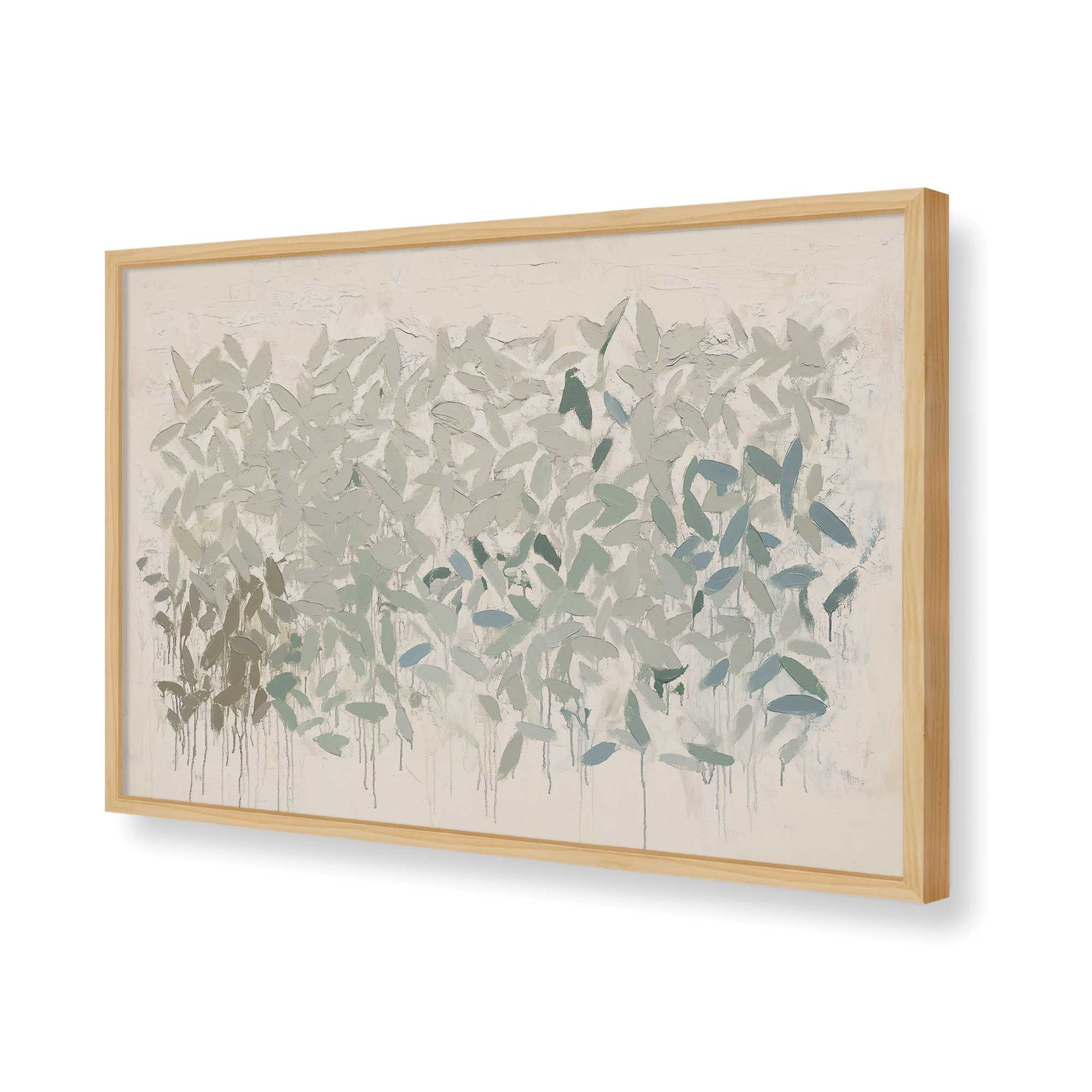 [Color:American Maple], Picture of art in a American Maple frame of the corner