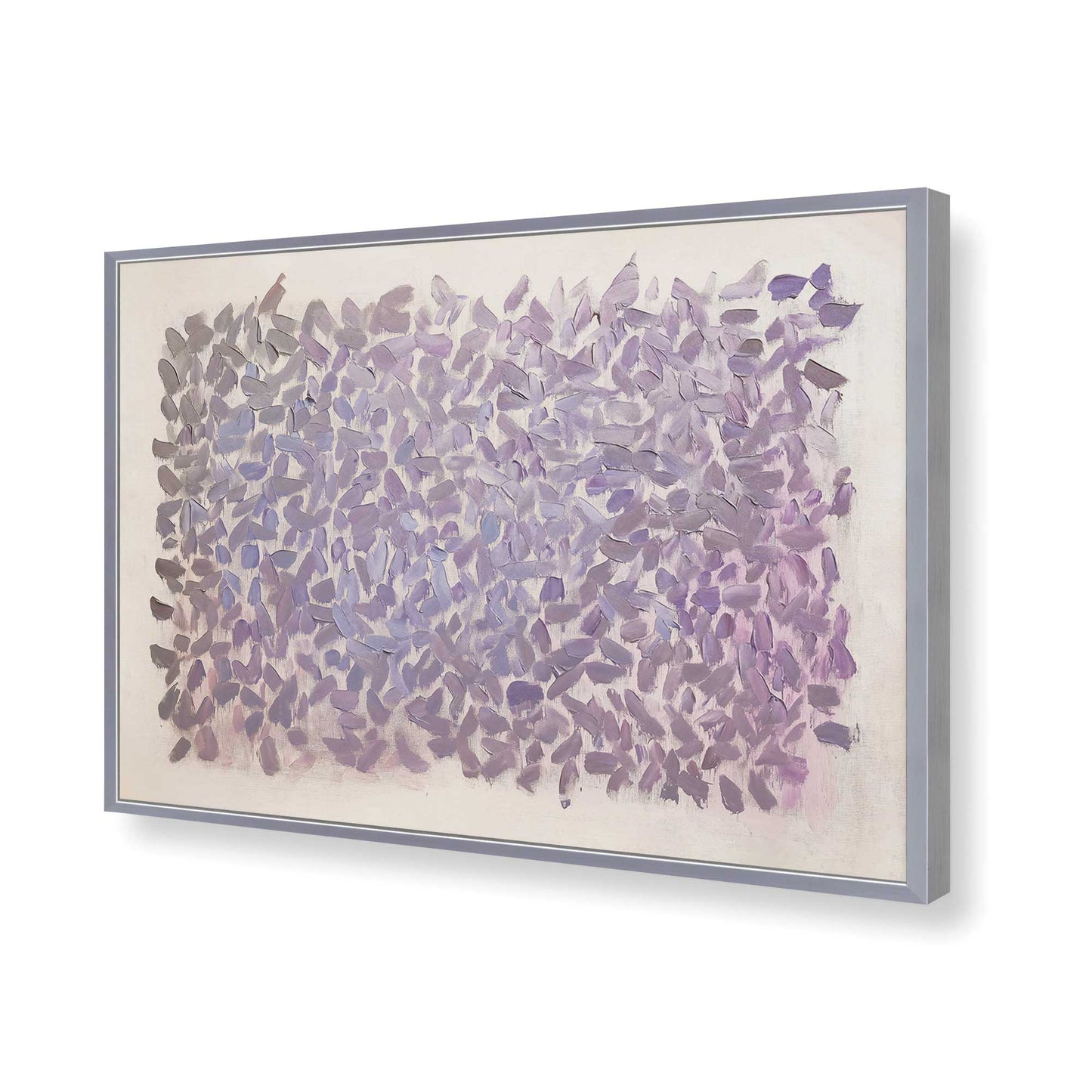 [Color:Polished Chrome], Picture of art in a Polished Chrome frame of the corner