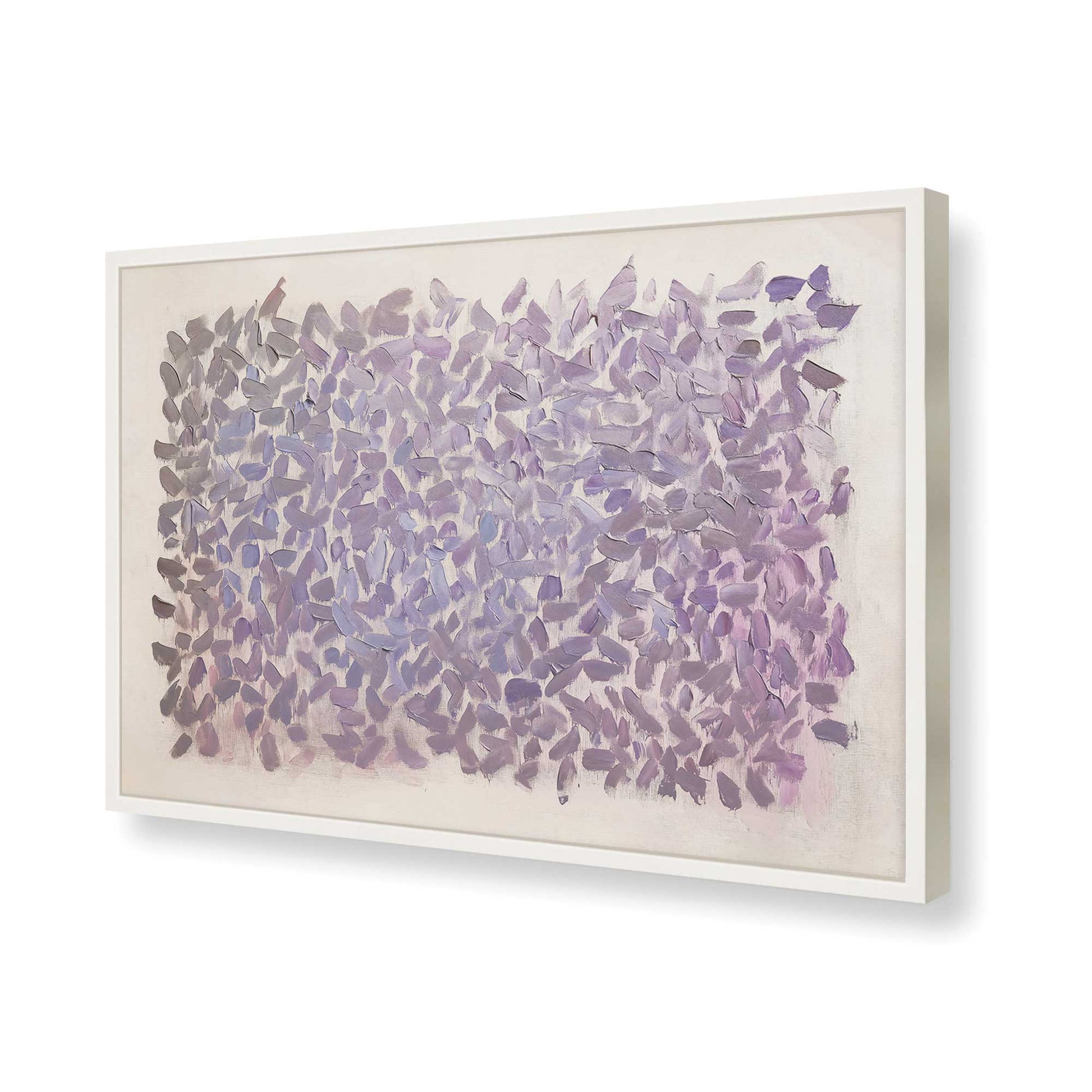 [Color:Opaque White], Picture of art in a Opaque White frame of the corner