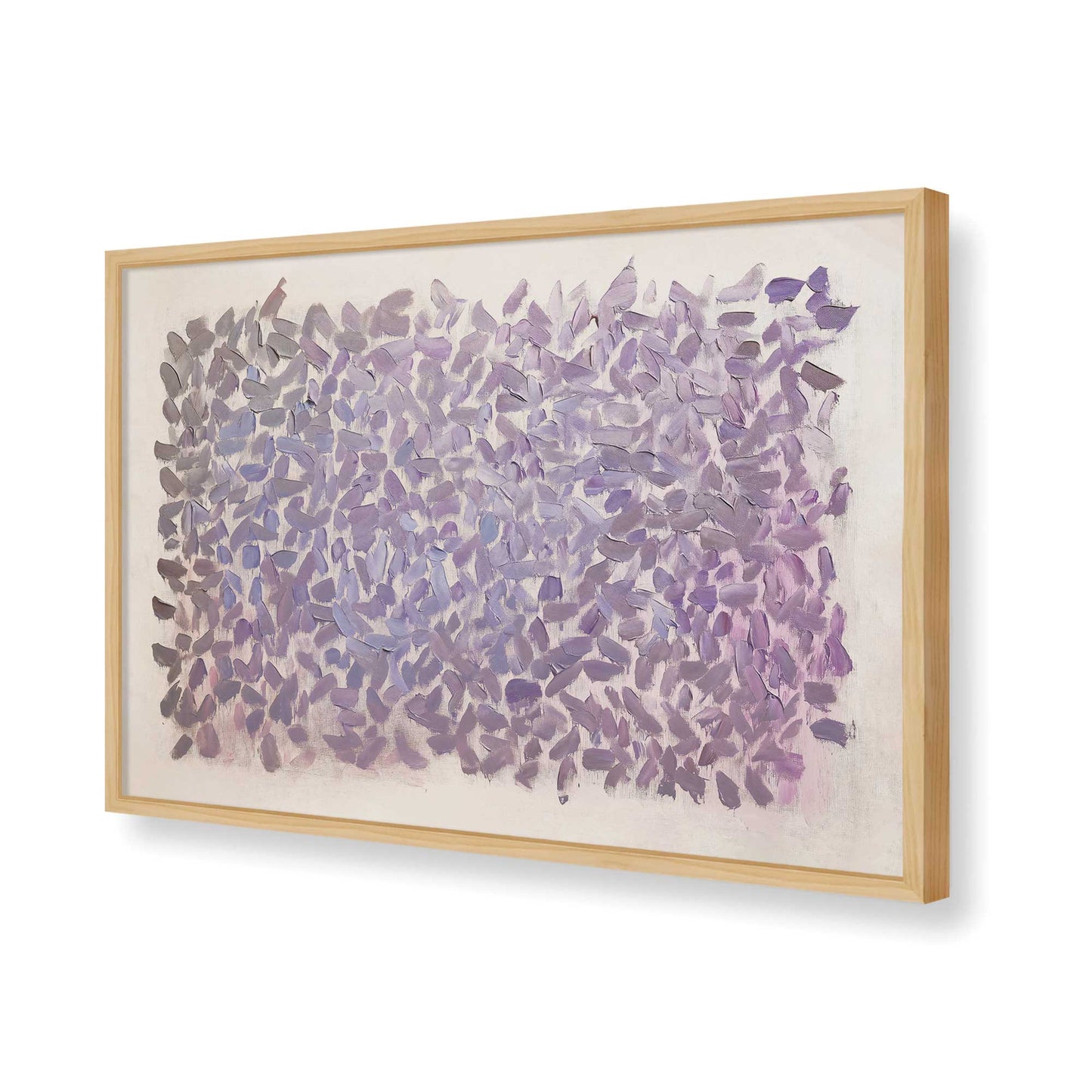[Color:American Maple], Picture of art in a American Maple frame of the corner