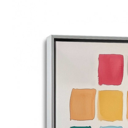 [Color:Polished Chrome], Picture of art in a Polished Chrome frame at an angle