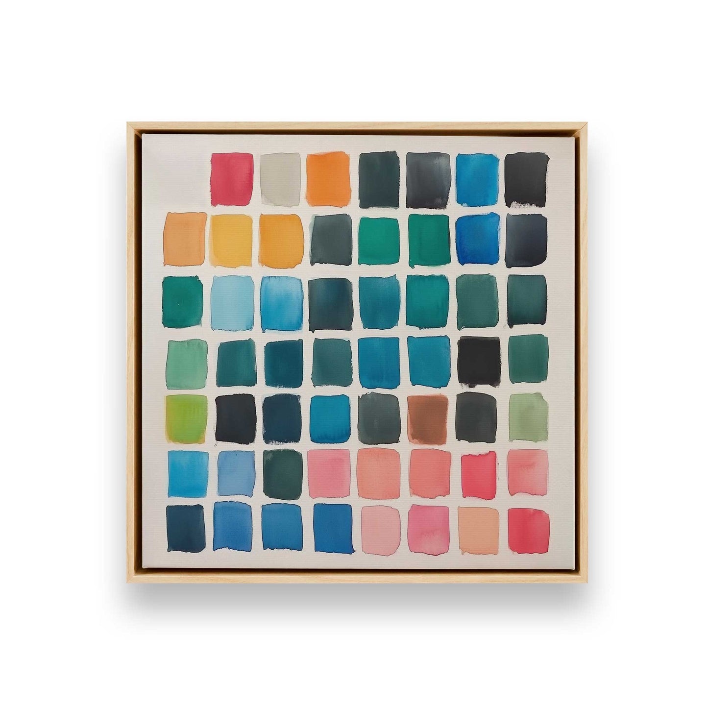 [Color:American Maple], Picture of art in a American Maple frame