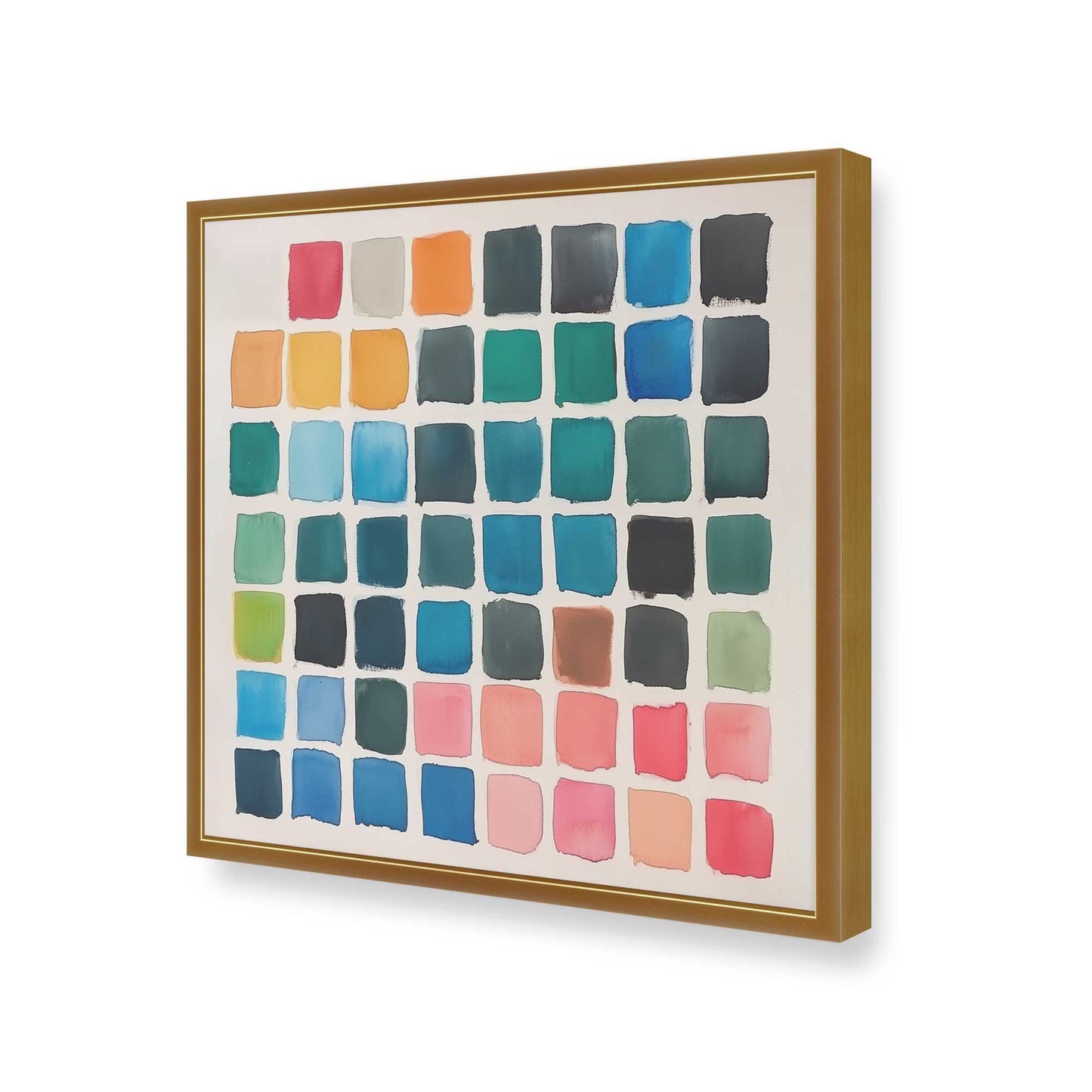 [Color:Polished Gold], Picture of art in a Polished Gold frame of the corner