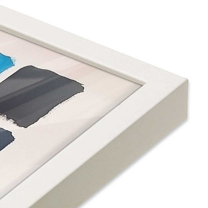 [Color:Opaque White], Picture of art in a Opaque White frame at an angle