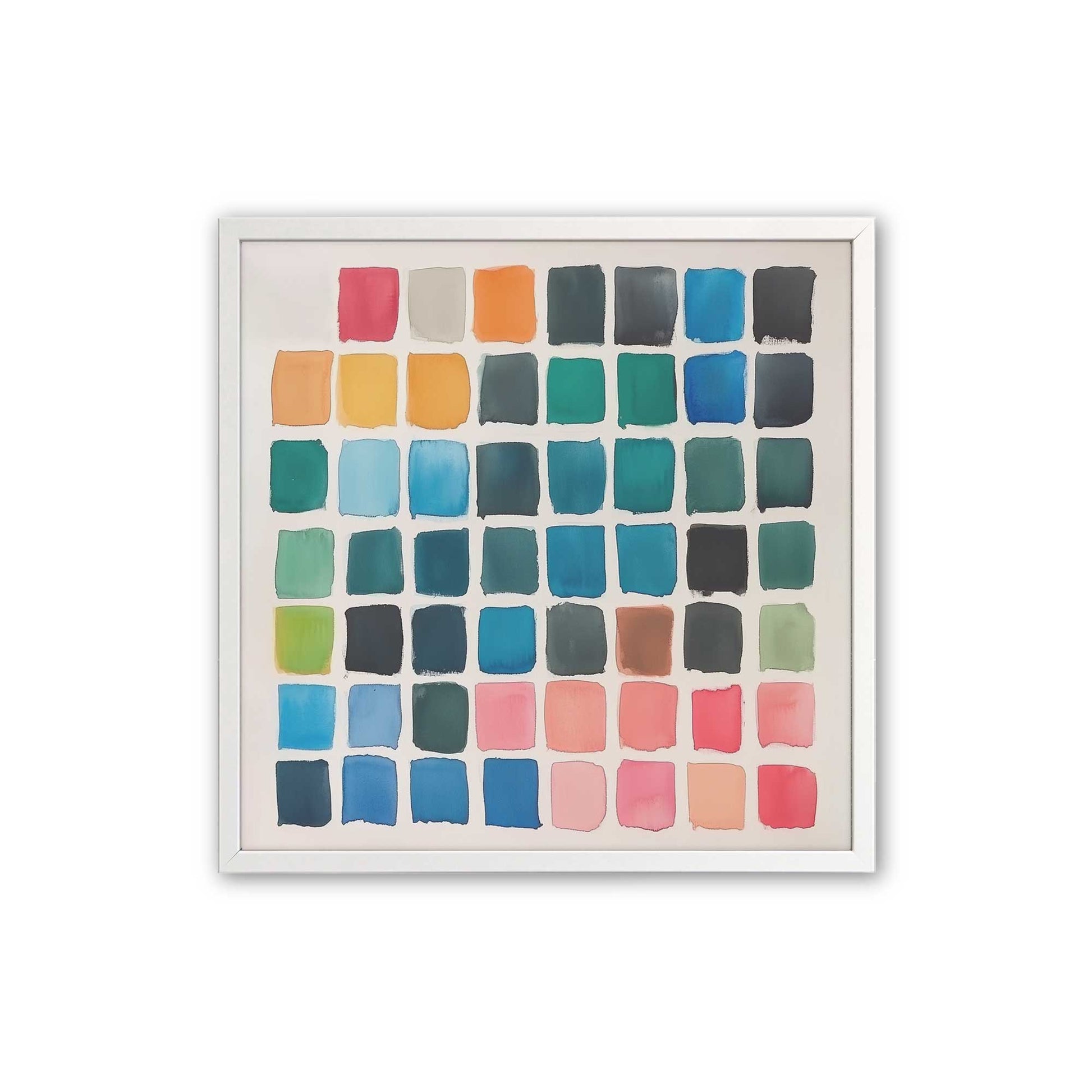 [Color:Opaque White], Picture of art in a Opaque White frame