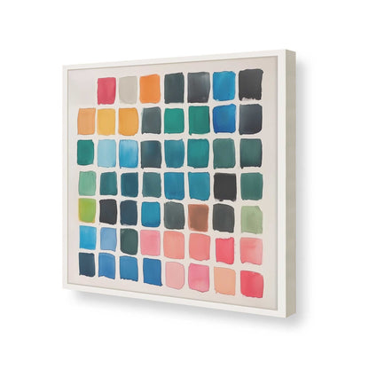 [Color:Opaque White], Picture of art in a Opaque White frame of the corner