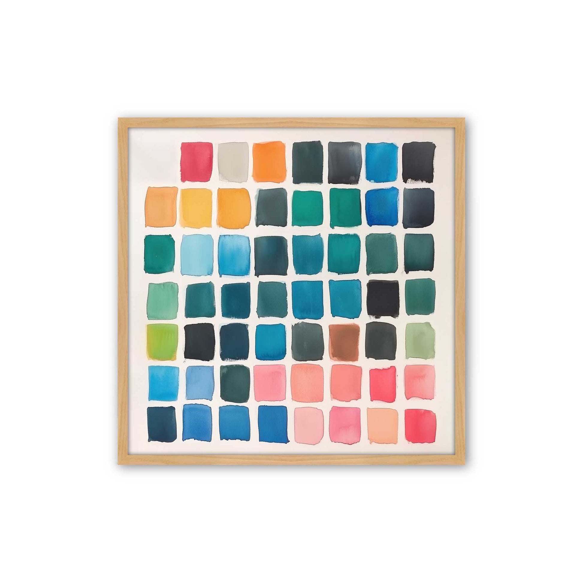 [Color:American Maple], Picture of art in a American Maple frame