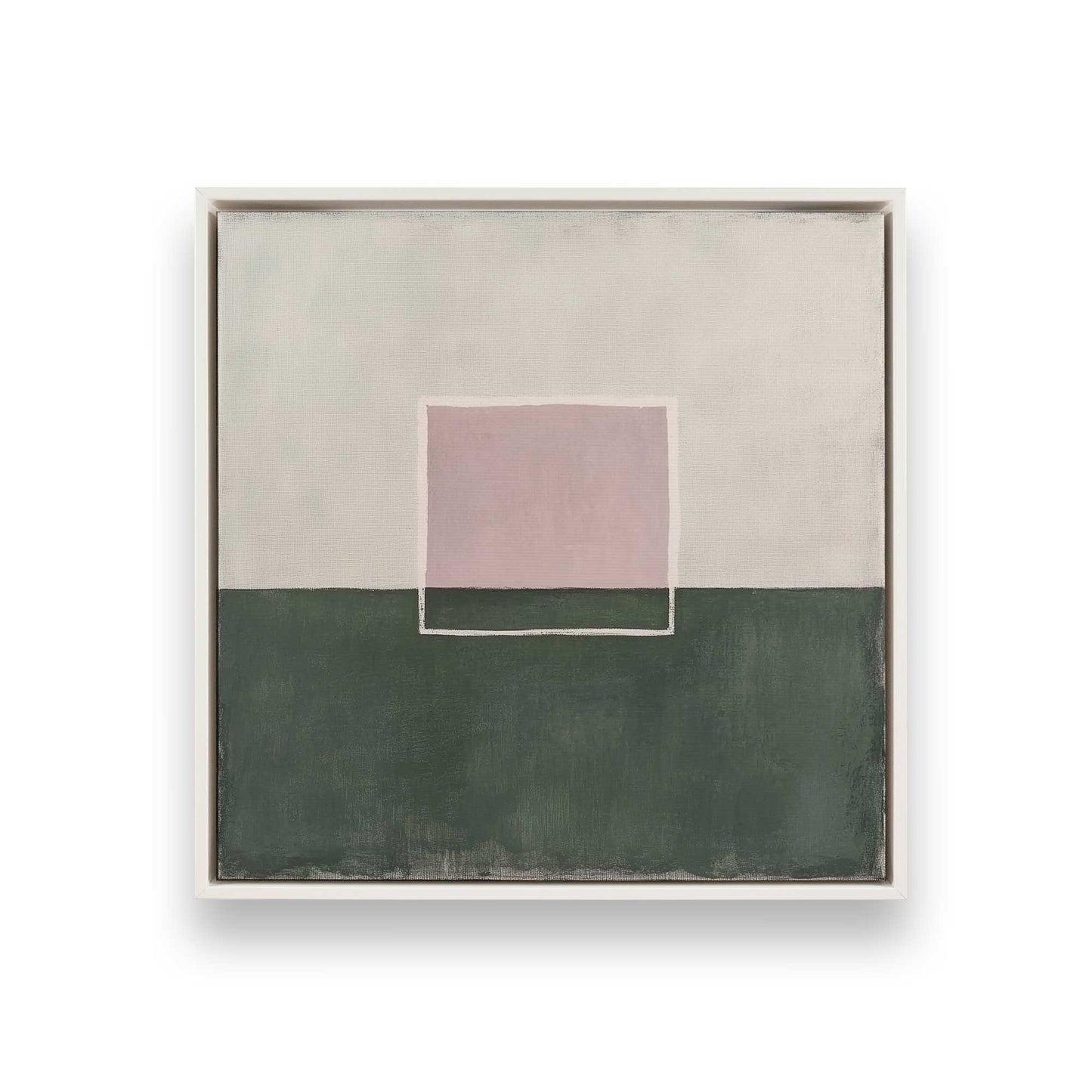 [Color:Opaque White], Picture of art in a White frame
