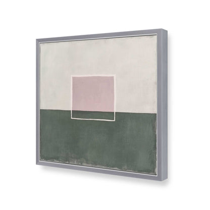 [Color:Polished Chrome], Picture of art in a Polished Chrome frame of the corner