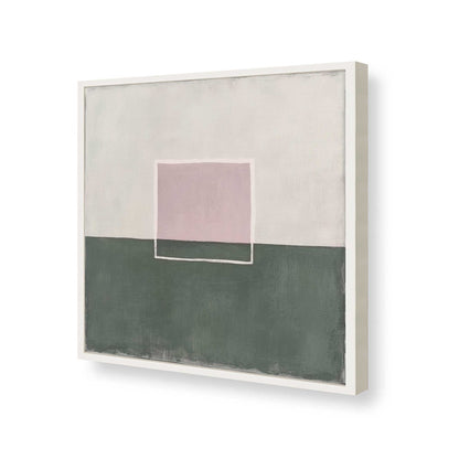 [Color:Opaque White], Picture of art in a Opaque White frame of the corner