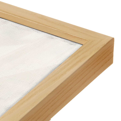 [Color:American Maple], Picture of art in a American Maple frame at an angle