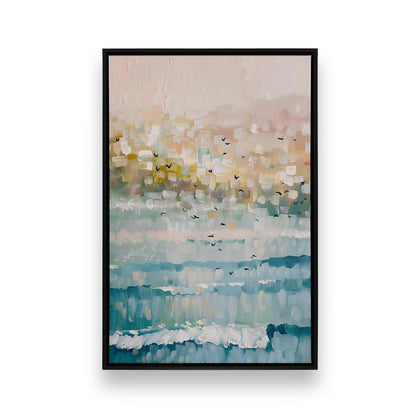 [Color:Satin Black], Picture of art in a Satin Black frame