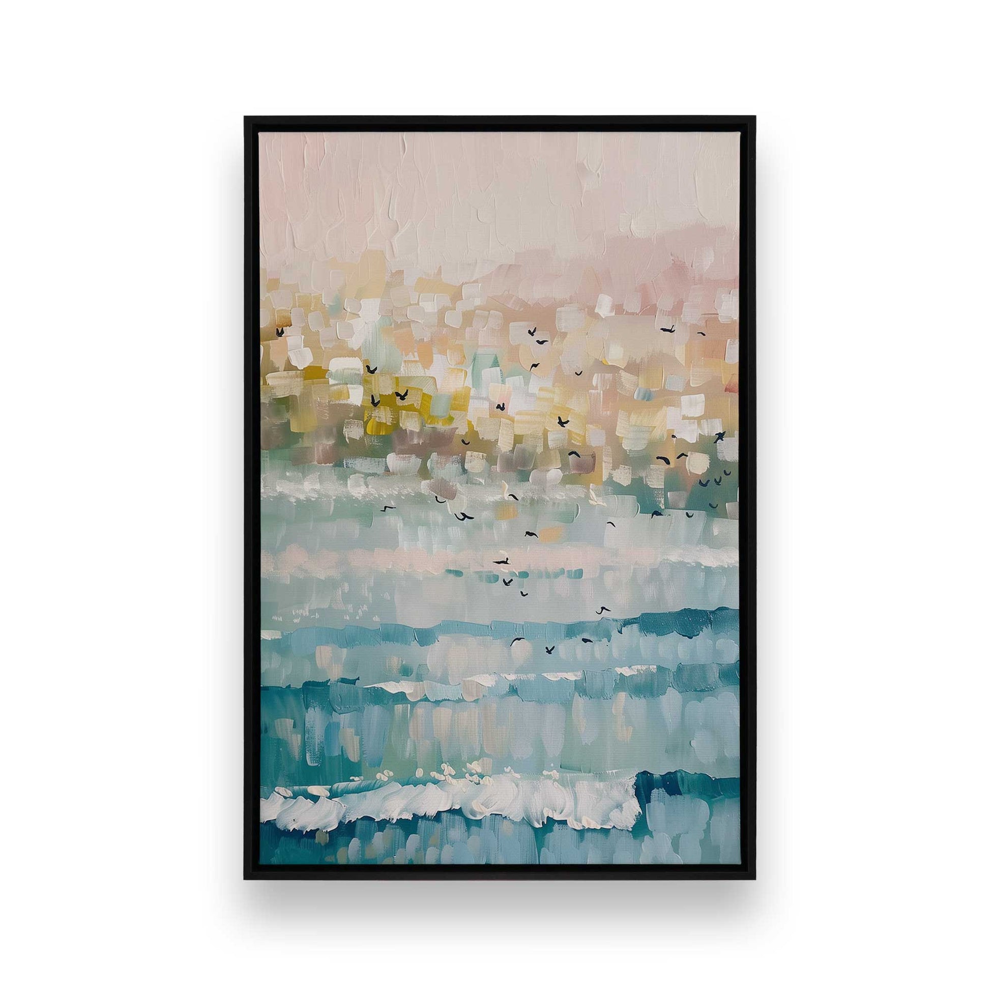 [Color:Satin Black], Picture of art in a Satin Black frame