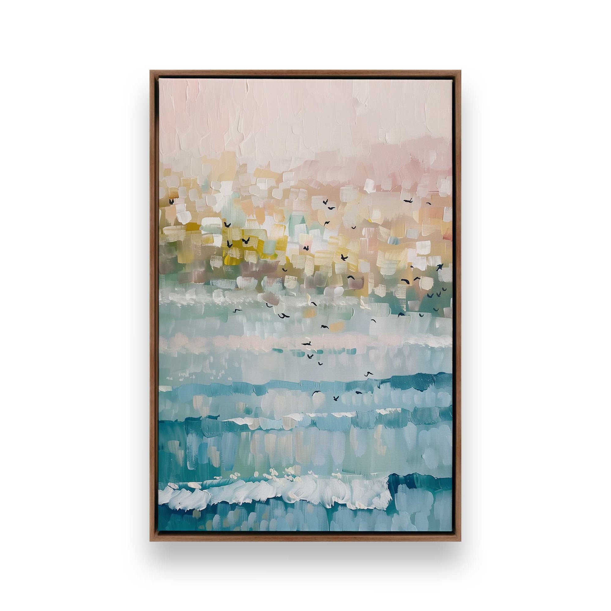 [Color:Walnut], Picture of art in a Walnut frame