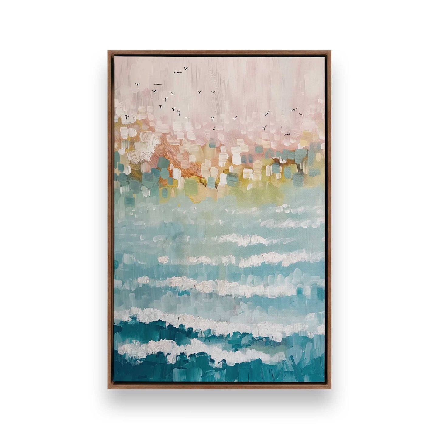 [Color:Walnut], Picture of art in a Walnut frame